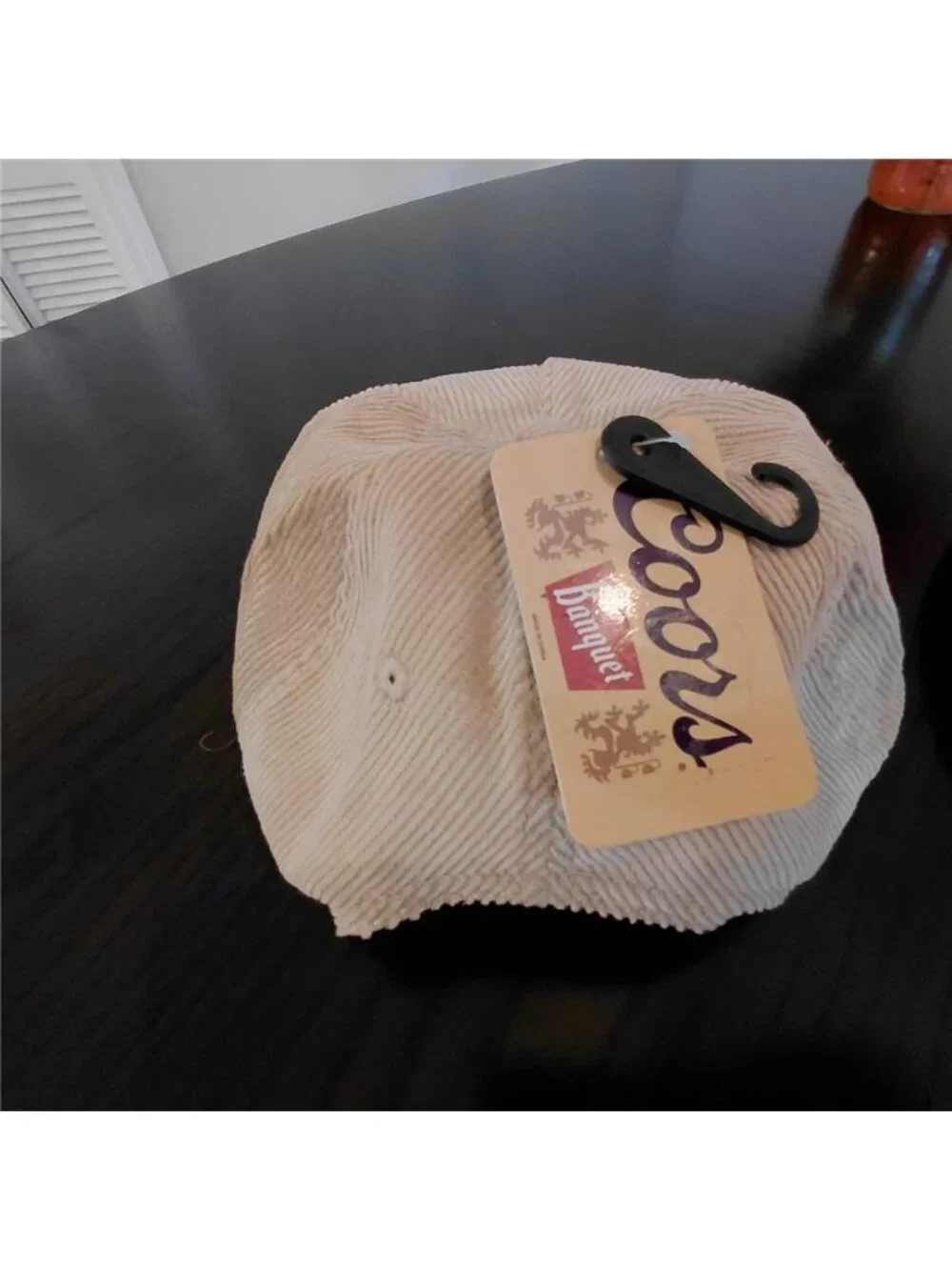 Licensed Coors Vintage Corduroy Hat Tan Flat Bill Snapback Golden Colorado 90s